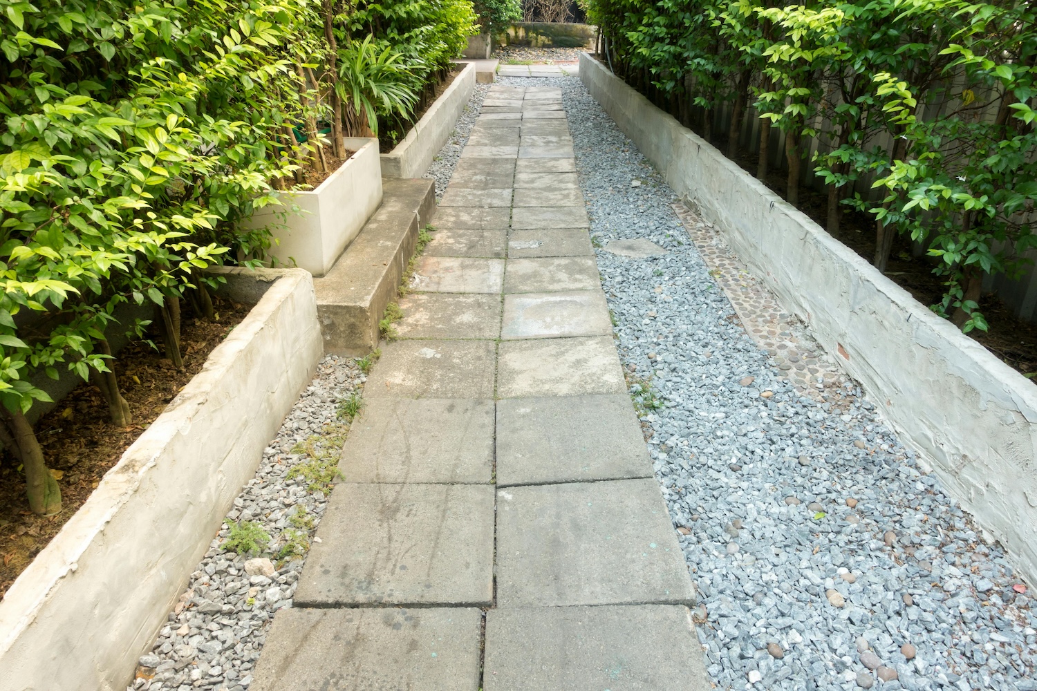 paved walkway